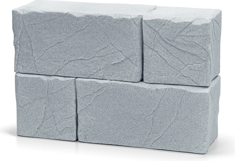 Butoi pentru apă de ploaie Stone Block 270 l, gri rece