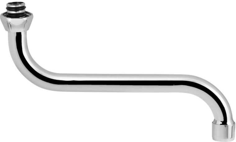 Pipă de scurgere 220 mm cromată