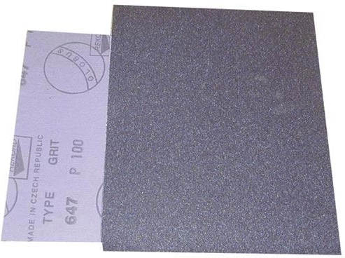 Pânză abrazivă pentru metal și lemn, granulație 120, 230 × 280 mm