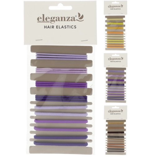 Set de 18 elastice de păr fără metal