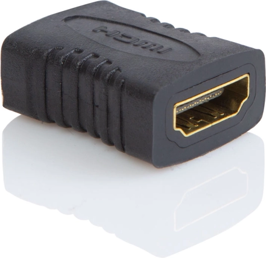 Adaptor HDMI placat cu aur, mamă la mamă