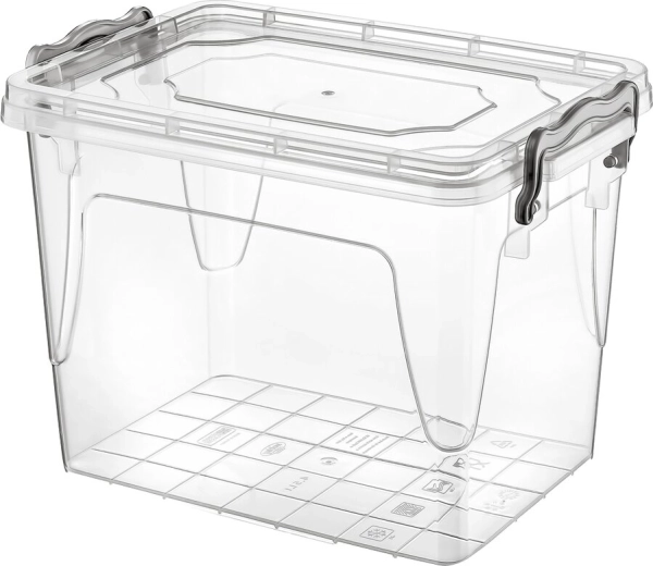Cutie de depozitare din plastic MULTI, dreptunghiulară, înaltă, 4,5 l