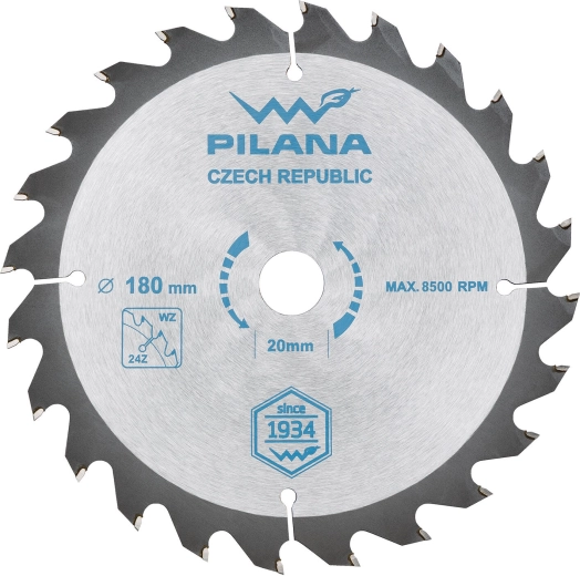 Disc circular PILANA SK 5255 WZ 180 mm, 24 dinți