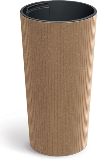 Ghiveci Lamia Slim Eco Wood 20 cm naturo