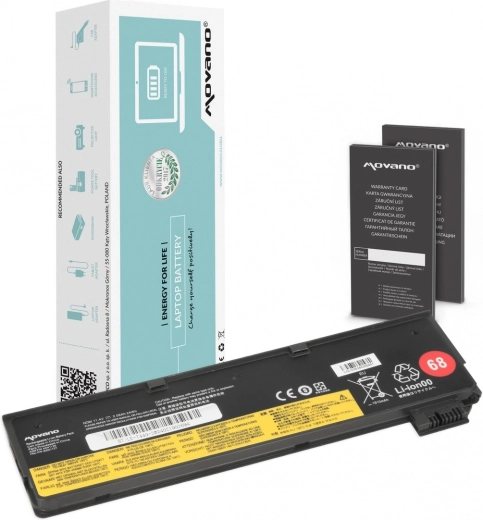 Baterie Movano pentru Lenovo ThinkPad T440 / T450s / X240 / X260 / L450 / L460 2000 mAh 22 Wh
