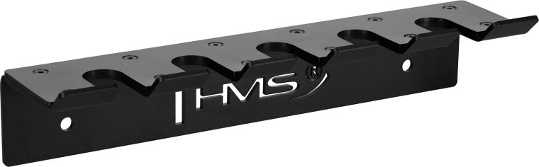 Suport de perete pentru 5 bare olimpice HMS