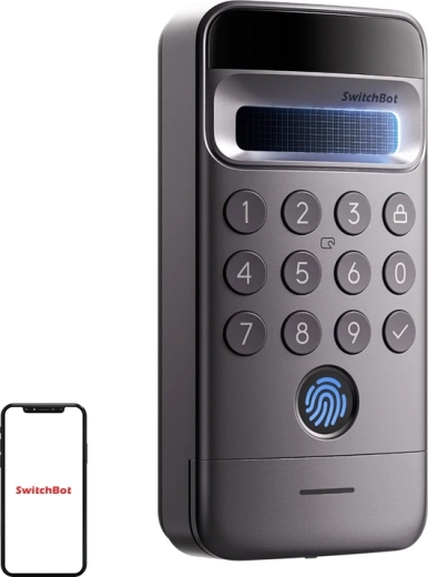Tastatură SwitchBot pentru încuietori inteligente Keypad Vision Pro