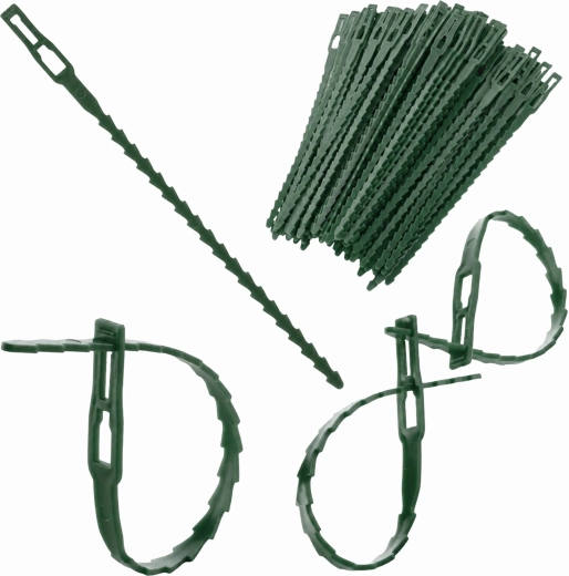 Coliere de grădină pentru legarea plantelor 23 cm, 100 buc.