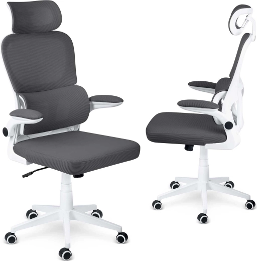 Scaun de birou ergonomic Sofotel Formax din microplasă, grafit