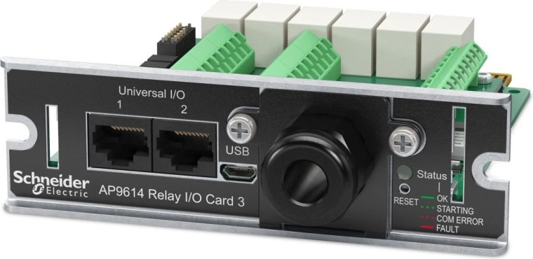 Schneider Electric APC SmartSlot card Dry Contact I/O (AP9614)