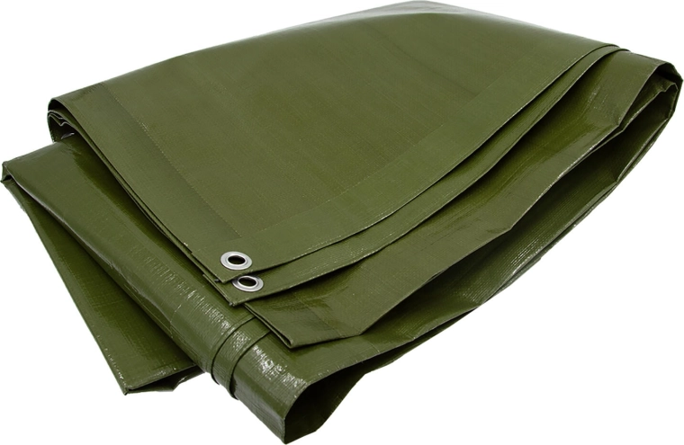 Prelată cu ochiuri verde 4 × 6 m 200 g/m²