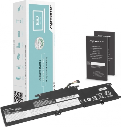 Baterie Movano pentru Lenovo ThinkPad Yoga L380 și L390 L17L3P53 3990 mAh 44 Wh