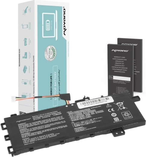Baterie Movano B21N1818 pentru Asus VivoBook 15 A512/R512/X512 (4150 mAh, 32 Wh)