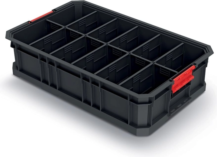 Cutie modulară de transport cu despărțitoare 520 × 327 × 125 mm