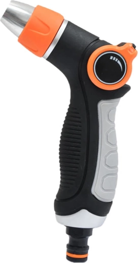 Pistol de stropit pentru furtun de grădină SOFT, metalic