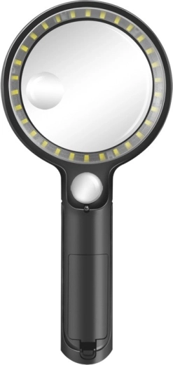 Lupă de mână cu iluminare LED 5x/13x/20x