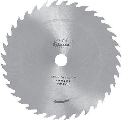 Disc de ferăstrău PILANA 500 mm pentru tăiere longitudinală a lemnului, 36 dinți