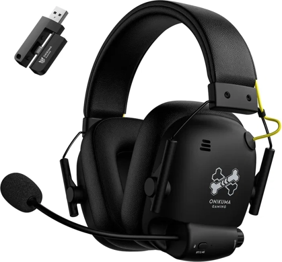 Căști de gaming wireless Onikuma GT888 negre