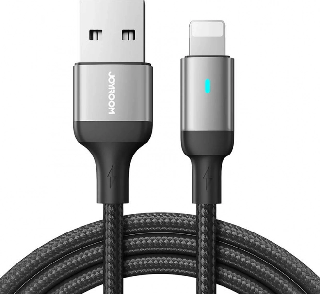Joyroom cablu USB‑A la Lightning 3 m, 2,4 A (negru)