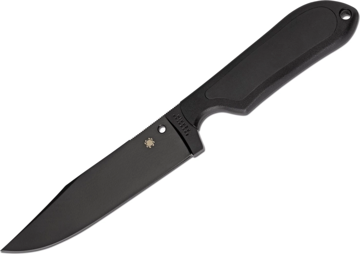 Spyderco Street Bowie cuțit tactic cu lamă fixă 12,8 cm, complet negru