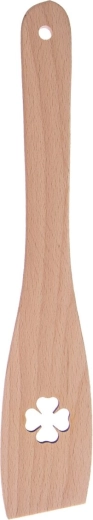 Spatulă din lemn Trifoi cu patru foi 30 cm
