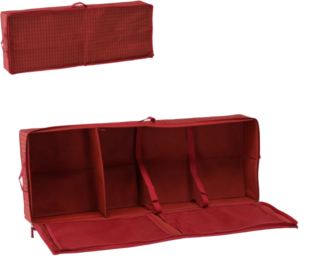 Organizator pentru hârtie de ambalaj roșu 80 × 30 × 12 cm