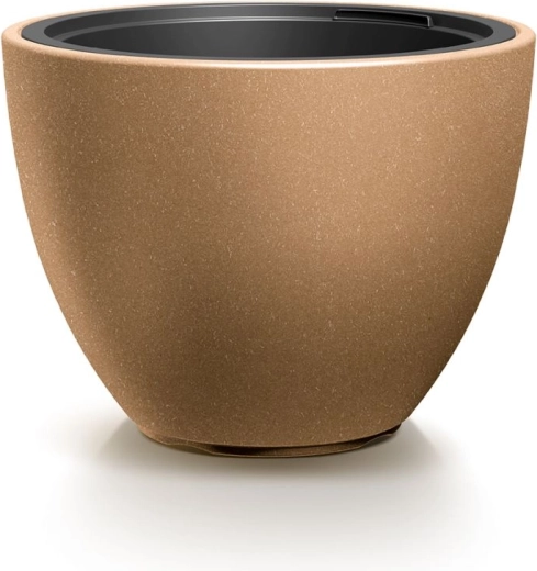 Ghiveci cu inserție HEOS Eco Wood 39,5 cm naturo