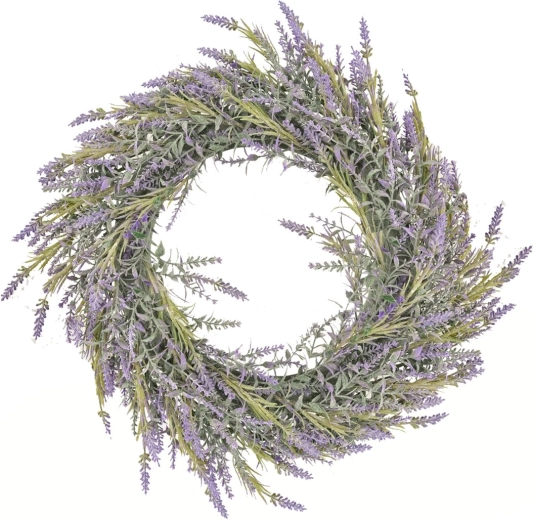 Coroniță decorativă cu lavandă 38 cm