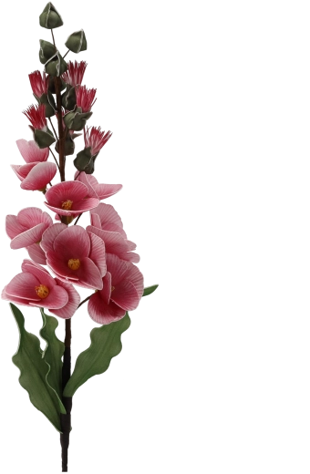 Floare artificială decorativă gladiolă 110 cm, roz