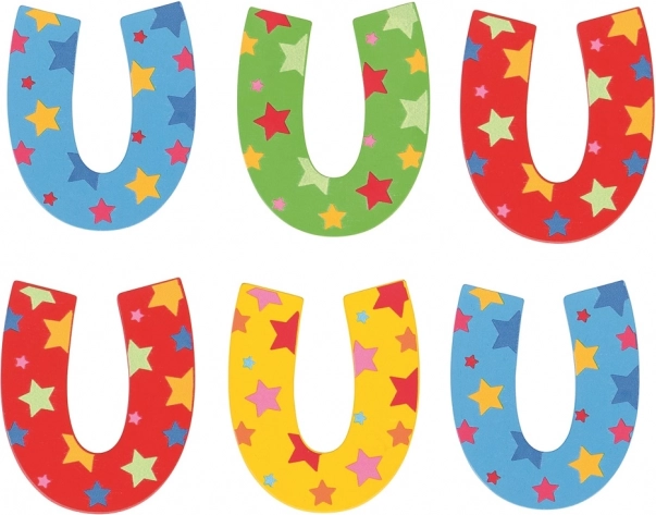 Bigjigs Toys Litera de Lemn cu Stele U