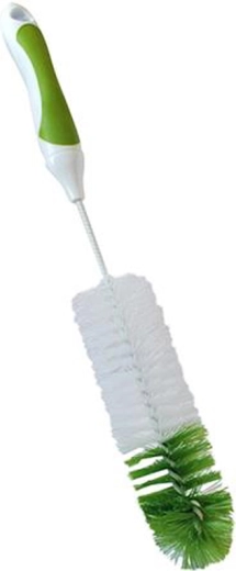 Perie pentru sticle Toro, verde-alb, 30 × 5 cm