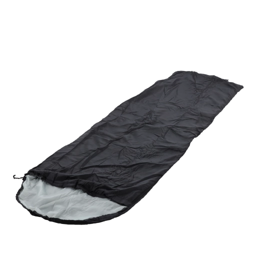Sac de dormit turistic 215 × 75 cm negru