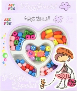 Mărgele din lemn – set pentru confecționarea brățărilor