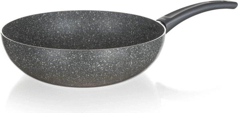 Tigaie wok 28 cm GRANITE cu suprafață antiaderentă, pentru inducție