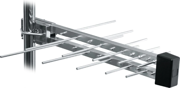 Antenă exterioară Solight DVB-T2 cu amplificator de 22 dB