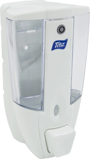 Dozator de săpun de perete 0,45 l alb/transparent - 1 bucată