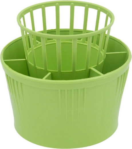 Scurgător rotund pentru tacâmuri din plastic 13 cm - 1 bucată
