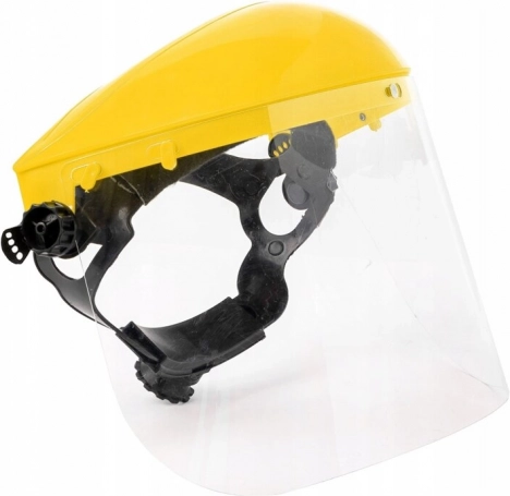 Masca de protecție cu vizieră PVC pentru motocoase