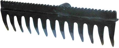 Grebla cu bară de nivelare 38,5 × 11 cm, 13 dinți, PA cu fibre de sticlă, fără coadă