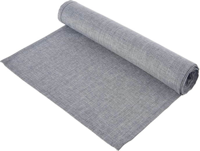 Traversă de masă din poliester 160 × 30 cm, gri deschis
