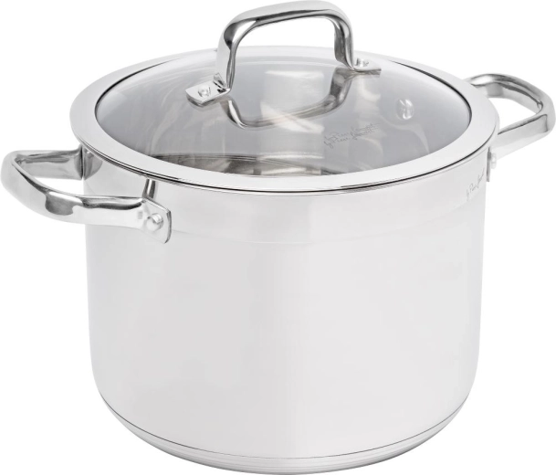Oală din inox Lamart Prestige cu capac, 7,9 l