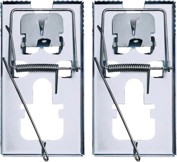 Capcană din lemn pentru șoareci, set 2 buc.