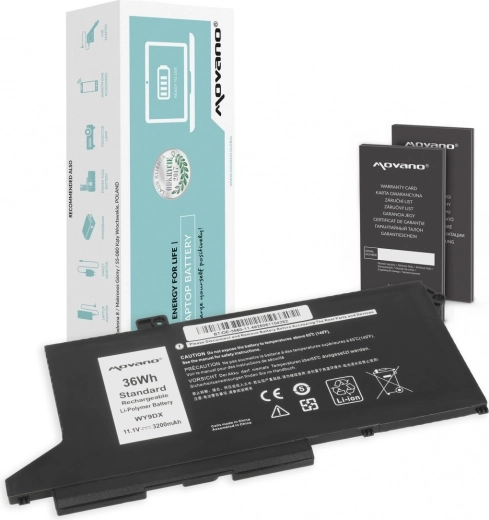Baterie Movano pentru Dell Latitude 5520/5420 și Precision 3560, 36 Wh