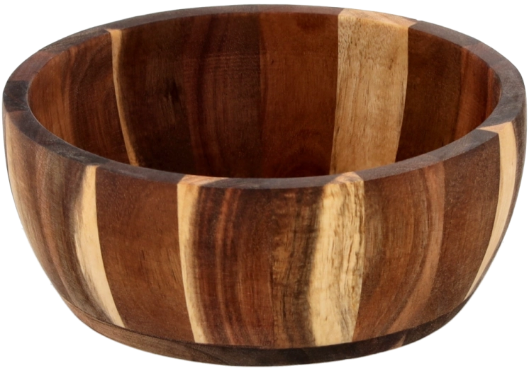 Bol din lemn de salcâm 20 cm