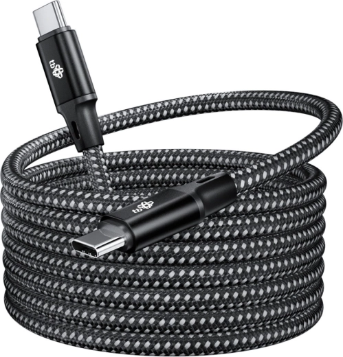 Cablu magnetic USB‑C la USB‑C 1 m, negru