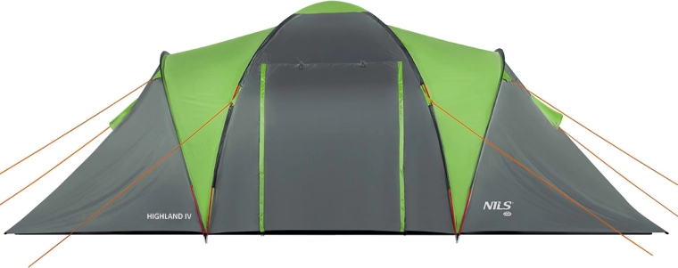 Cort de familie Nils Camp Highland IV verde-gri