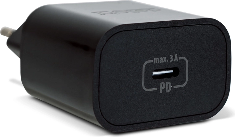 Încărcător de rețea USB-C PD 20 W, negru