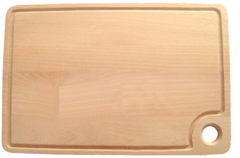 Tocător de bucătărie din lemn de fag 45 × 30 cm