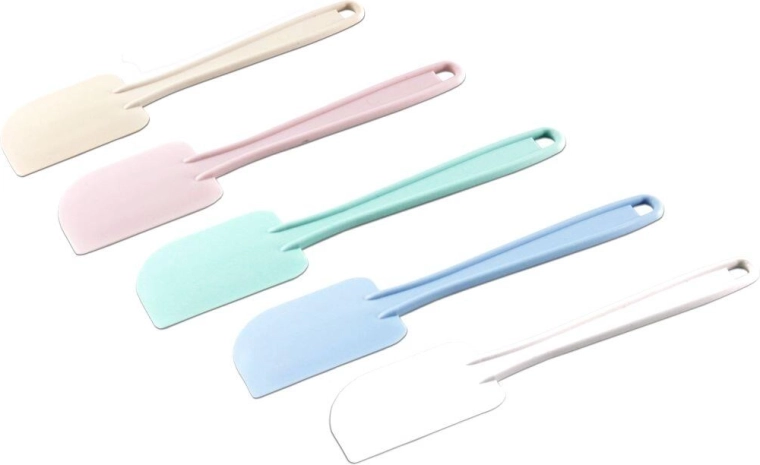 Spatulă de bucătărie din silicon 23,5 cm – mix de culori pastel