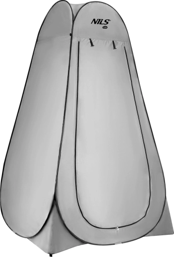 Cort pliabil pentru duș și schimbare NILS Camp, gri